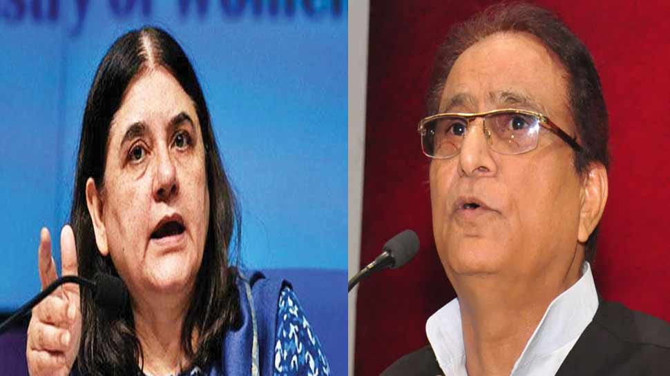 आजम खान और मेनका गांधी के खिलाफ सख्त हुआ चुनाव आयोग, लगाया बैन
