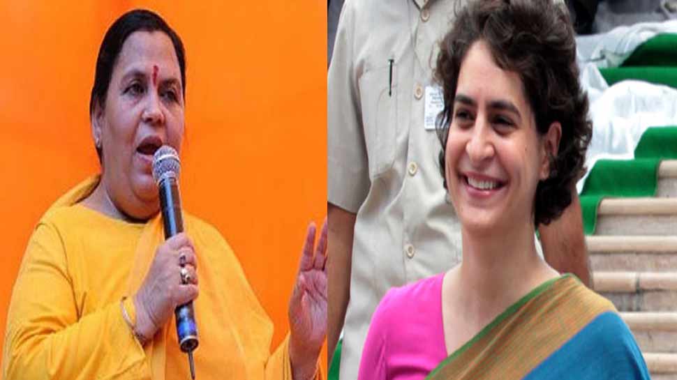 उमा भारती का प्रियंका गांधी पर विवादित बयान, बोलीं- चोर की पत्नी को क्या कहेंगे उमा भारती का प्रियंका गांधी पर विवादित बयान, बोलीं- चोर की पत्नी को क्या कहेंगे
