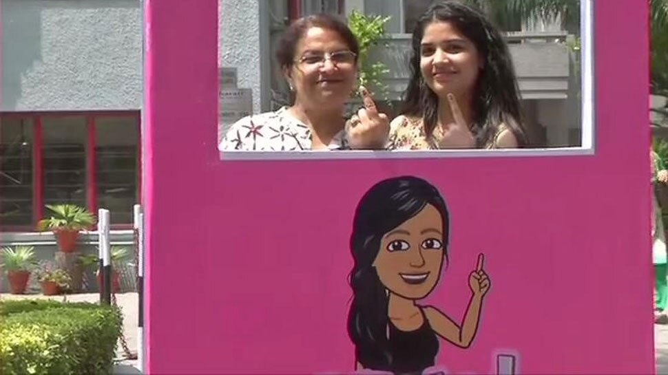 दिल्ली में पहली बार गुलाबी मतदान केंद्र, महिलाएं संभालेंगी बूथ की कमान