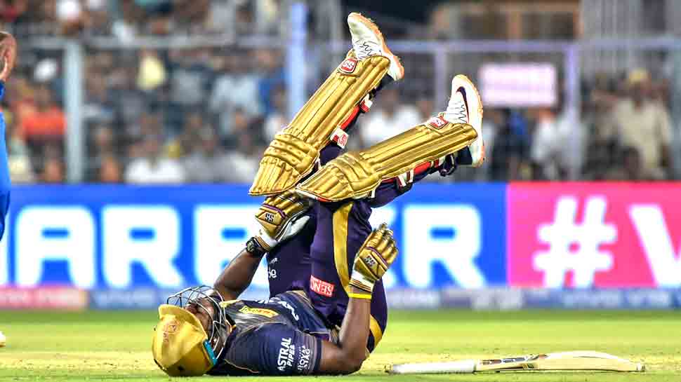 IPL-12: आंद्रे रसेल की चोट ने बढ़ाई केकेआर की चिंता, बेंगलुरू के खिलाफ खेलना मुश्किल IPL-12: आंद्रे रसेल की चोट ने बढ़ाई केकेआर की चिंता, बेंगलुरू के खिलाफ खेलना मुश्किल