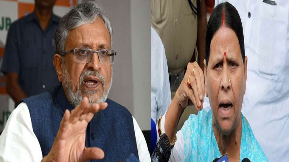 राबड़ी देवी की आशंका पर सुशील मोदी की सहमति, कहा- हो सकता है लालू के खाने में जहर...