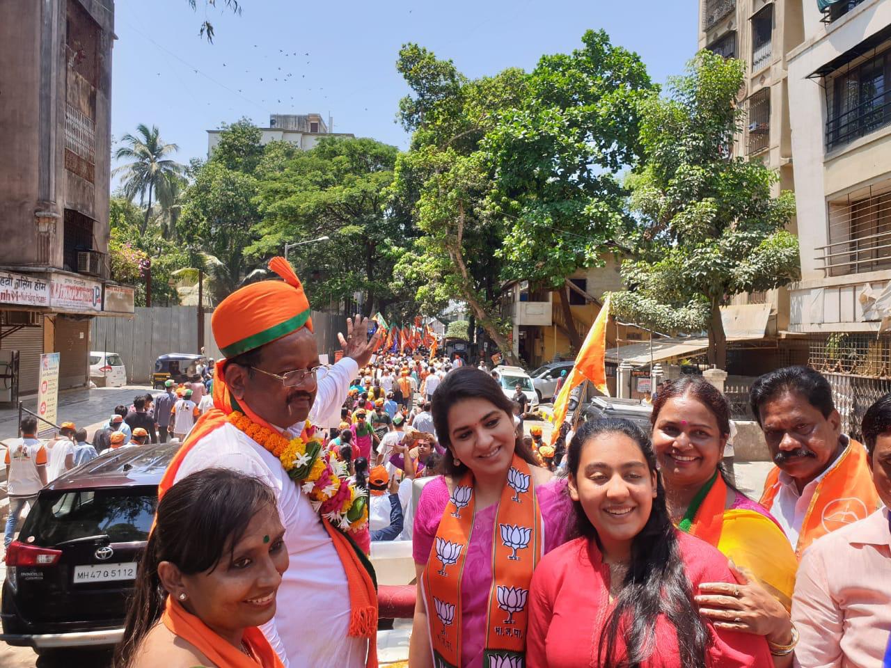 उत्तर लोकसभा क्षेत्र से चुनाव लड़ रहे बीजेपी सांसद गोपाल शेट्टी Lok Sabha Elections