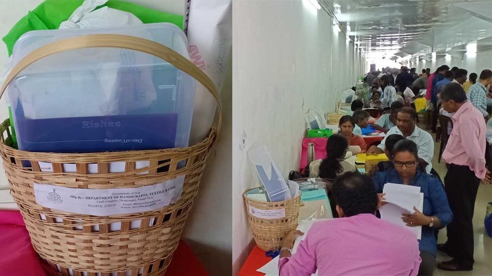 ईको फ्रेंडली होगा गोवा में चुनाव, पोलिंग अधिकारी बांस से बनी बास्केट और ट्रे का इस्तेमाल करेंगे