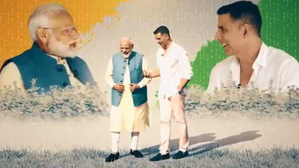 VIDEO: बॉलीवुड के खिलाड़ी कुमार ने लिया पीएम मोदी का इंटरव्यू, शेयर किया प्रोमो
