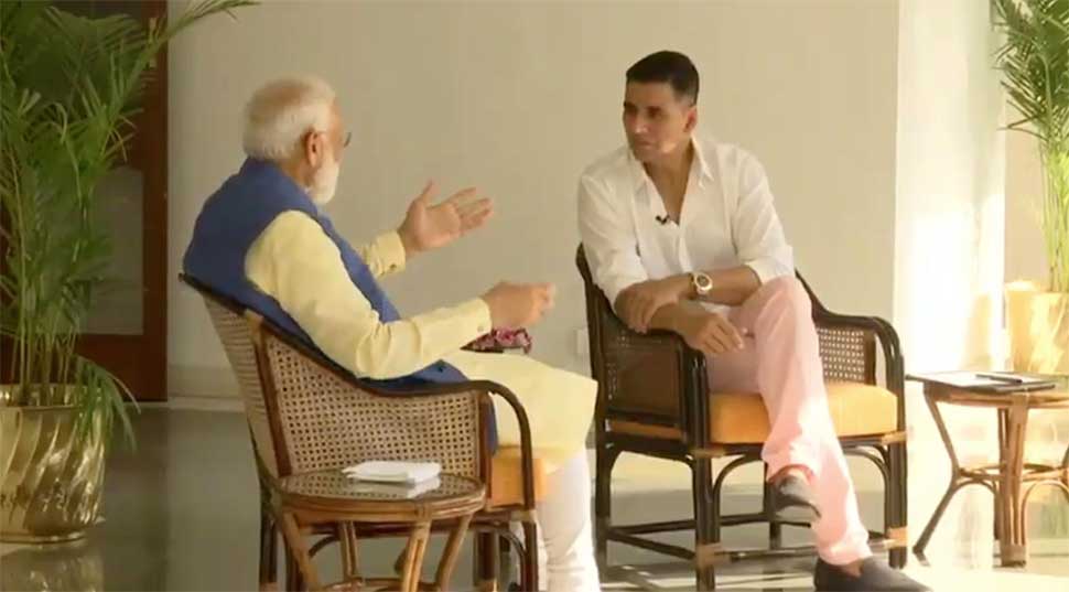 कभी आपने सोचा था कि आप प्रधानमंत्री बनेंगे? Modi with Akshay
