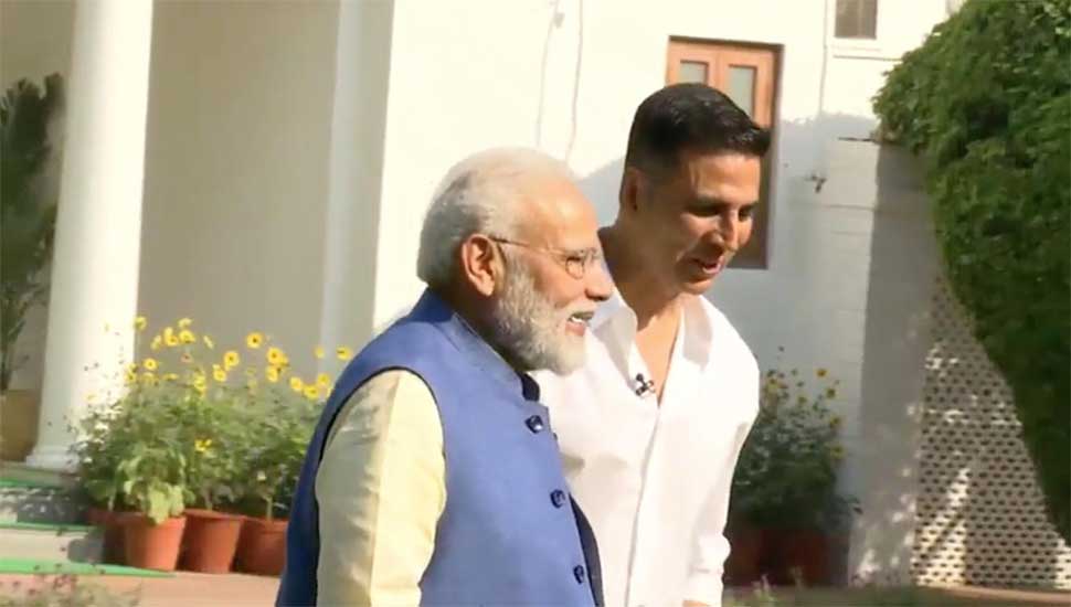 क्या आप संन्यासी बनना चाहते थे Modi with Akshay