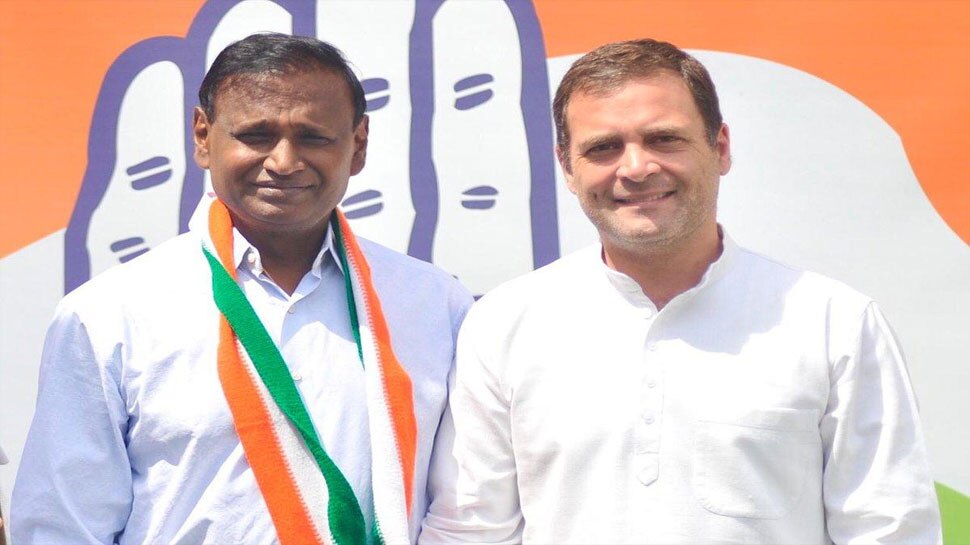 BJP MP उदित राज ने थामा कांग्रेस का 'हाथ', लोकसभा टिकट नहीं मिलने से थे नाराज