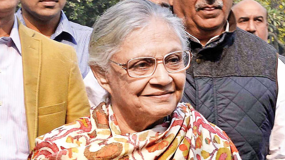 दिल्ली की पूर्व मुख्यमंत्री शीला दीक्षित shila dixit