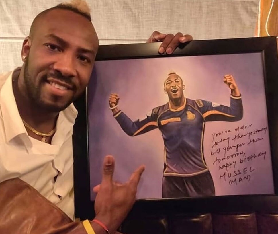 andre russell birthday celebration