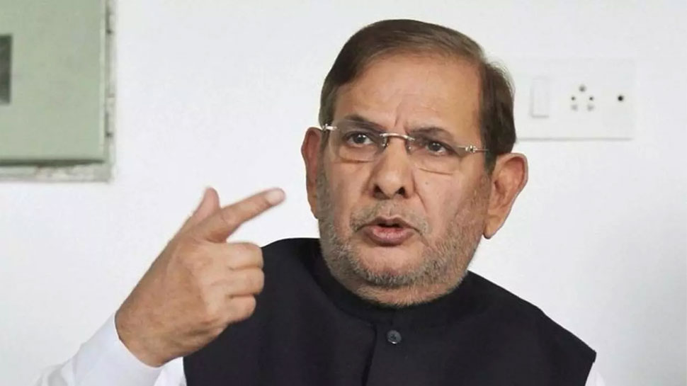 Sharad Yadav uses wrong words Amit Shah in Patna | शरद यादव ने अमित शाह को कहे अपशब्द, बोले- 'भला राजीव गांधी पर कौन सवाल खड़े कर सकता है' शरद यादव ने