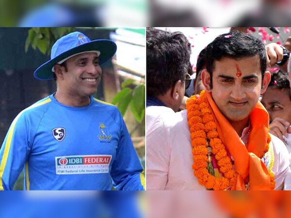 वीवीएस लक्ष्मण और गौतम गंभीर. (फोटो: IANS/ANI) 