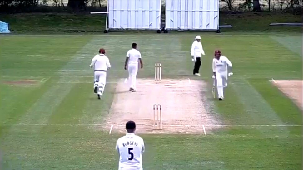 बल्लेबाज के रन दौड़ने का मजेदार VIDEO, जिसे देख आप खुद को हंसने से नहीं रोक पाएंगे