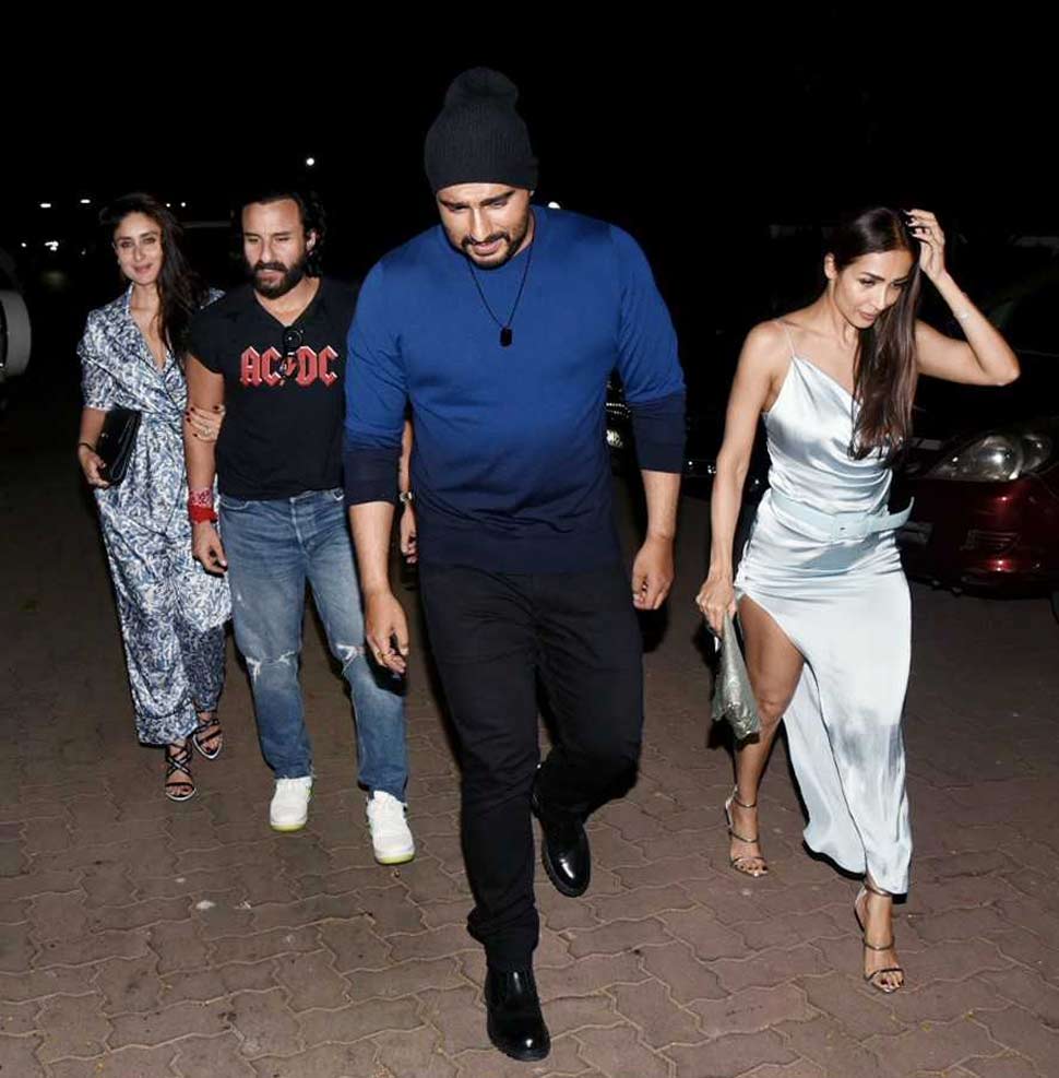 अर्जुन इन दिनों अपने अपकमिंग प्रोजेक्ट पानीपत की शूटिंग में बिजी हैं Arjun Kapoor and Malaika Arora spotted at party