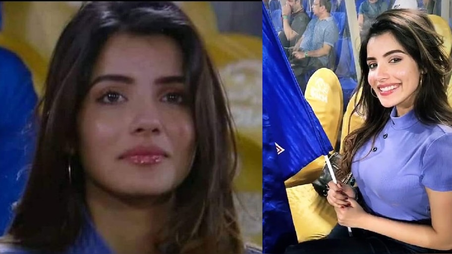 IPL 2019: RCB फैन गर्ल के बाद मुंबई की फैन छाई फाइनल में, फैंस ने पूछा- कुछ पता चला