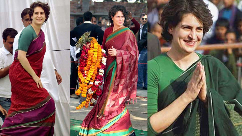 प्रियंका गांधी की साड़ियां इसलिए हैं इतनी खास, जयललिता के बाद फेमस हुआ ये लुक... प्रियंका गांधी की साड़ियां इसलिए हैं इतनी खास, जयललिता के बाद फेमस हुआ ये लुक...