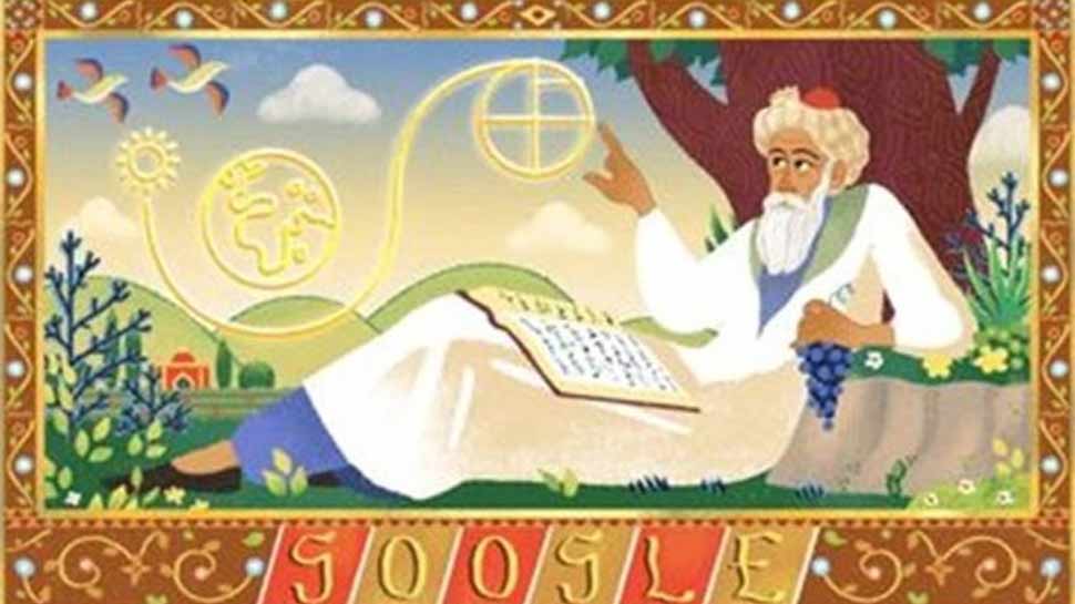 GOOGLE ने DOODLE बनाकर फारसी कवि, गणितज्ञ और दार्शनिक उमर खैय्याम को किया याद GOOGLE ने DOODLE बनाकर फारसी कवि, गणितज्ञ और दार्शनिक उमर खैय्याम को किया याद