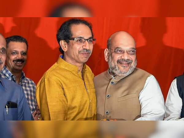 शिवसेना प्रमुख उद्धव ठाकरे और बीजेपी अध्यक्ष अमित शाह (फाइल फोटो)
