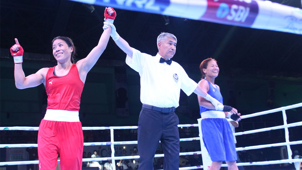 छह बार की वर्ल्ड चैंपियन मैरीकॉम और एशियाई चैंपियनशिप में ब्रॉन्ज जीत चुकीं निखत जरीन. छह बार की वर्ल्ड चैंपियन मैरीकॉम और एशियाई चैंपियनशिप में ब्रॉन्ज जीत चुकीं निखत जरीन.