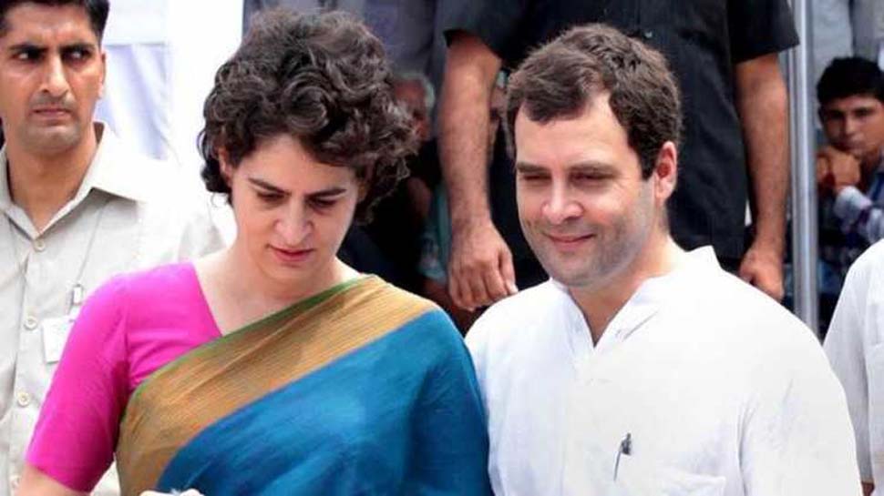 Result 2019: रुझानों में कांग्रेस को झटका, राहुल गांधी से मिलीं प्रियंका गांधी