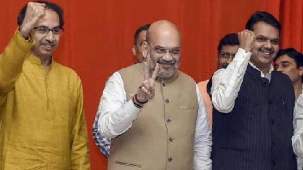 लोकसभा चुनाव 2019: महाराष्ट्र में BJP-शिवसेना गठबंधन फिर हिट, 41 सीट से बनाई हुई है लीड