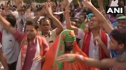 Election Result 2019: अमेठी स्मृति ईरानी की जीत के ऐलान से पहले ही शुरू हुआ जश्न