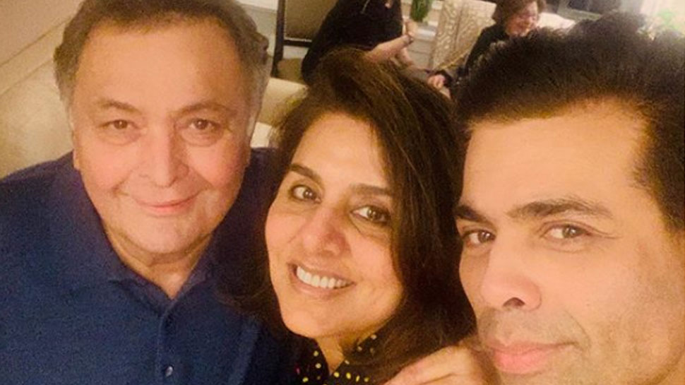 करण जौहर ने न्यूयार्क में की ऋषि-नीतू कपूर से मुलाकात, बोले- 'बेस्ट कपल' करण जौहर ने न्यूयार्क में की ऋषि-नीतू कपूर से मुलाकात, बोले- 'बेस्ट कपल'