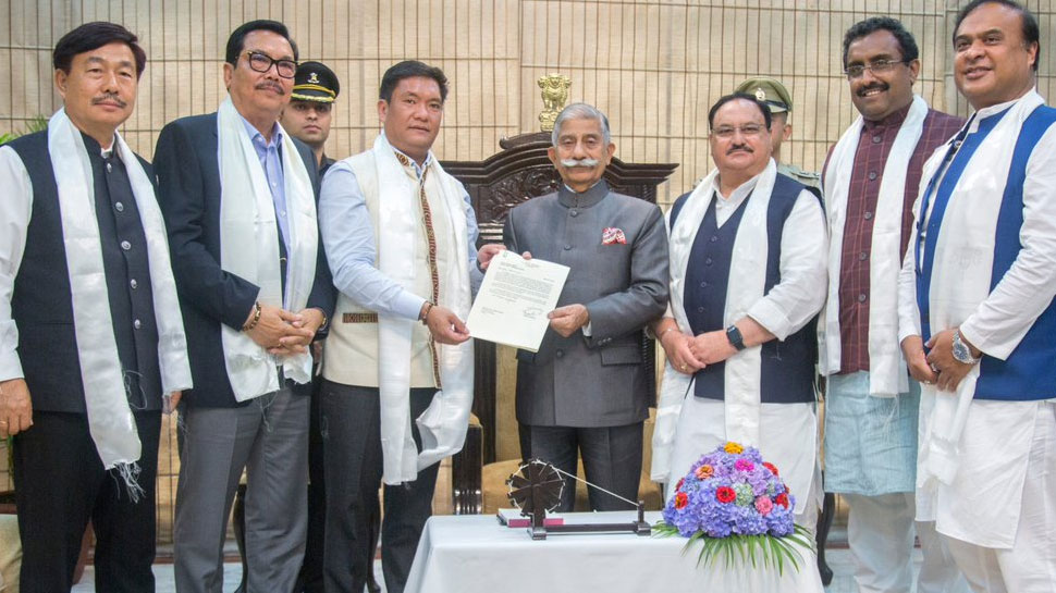 अरूणाचल प्रदेश के राज्यपाल ने दिया पेमा खांडू को सरकार गठन करने का निमंत्रित
