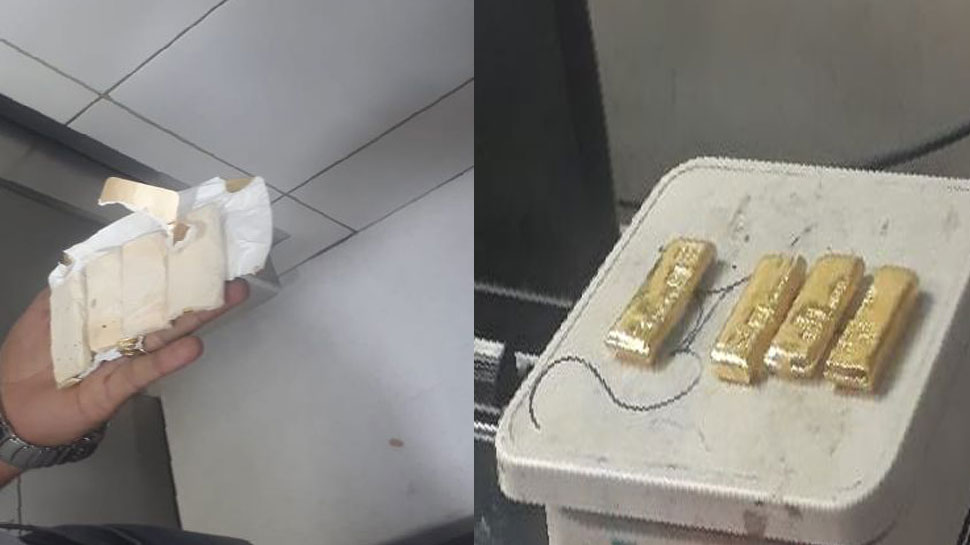 सीआईएसएफ और कस्टम की संयुक्त टीम टॉयलेट के डस्टबिन में सोना फेंककर जाने वाले शख्स की पहचान करने की कोशिश में जुट गई हैं. सीआईएसएफ और कस्टम की संयुक्त टीम टॉयलेट के डस्टबिन में सोना फेंककर जाने वाले शख्स की पहचान करने की कोशिश में जुट गई हैं.