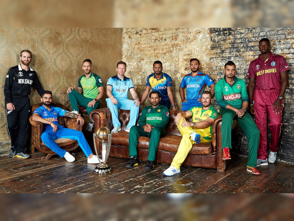 ICC World Cup 2019 के उद्धाटन समारोह में सभी टीमों के खिलाड़ियों ने फोटोशूट कराया. तस्वीर साभार- फेसबुक पेज @cricketworldcup