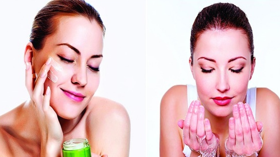 क्लींजिंग और मॉइस्चराजिंग Cleansing and moisturizing