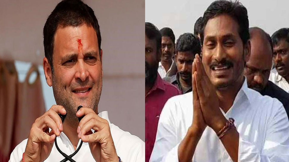 राहुल गांधी ने आंध्र प्रदेश के नए मुख्यमंत्री जगनमोहन रेड्डी को दी बधाई