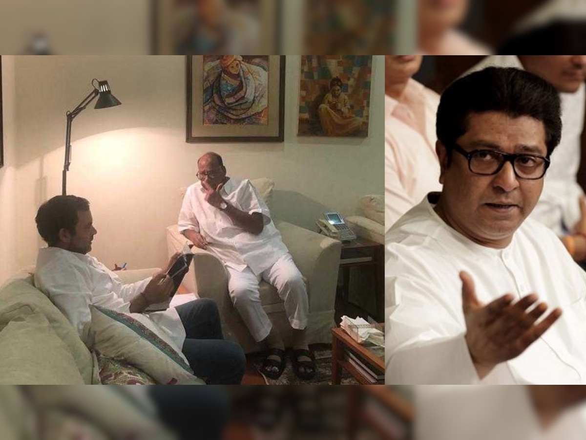 महाराष्‍ट्र के विधानसभा चुनावों में राज ठाकरे से हाथ मिला सकते हैं राहुल गांधी और पवार