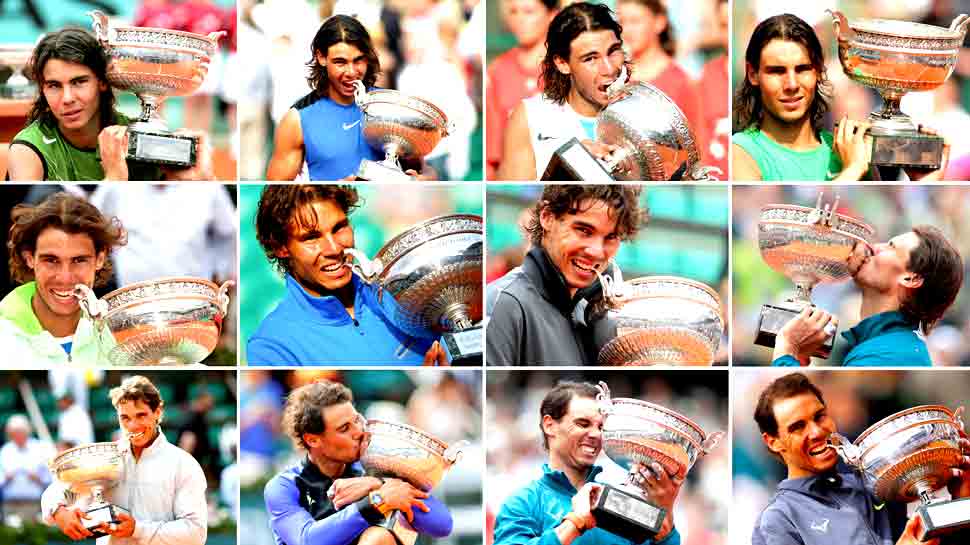 French Open 2019: राफेल नडाल रोलांगैरो पर 12वीं बार चैंपियन बने, डॉमिनिक थिएम फिर खाली हाथ... French Open 2019: राफेल नडाल रोलांगैरो पर 12वीं बार चैंपियन बने, डॉमिनिक थिएम फिर खाली हाथ...