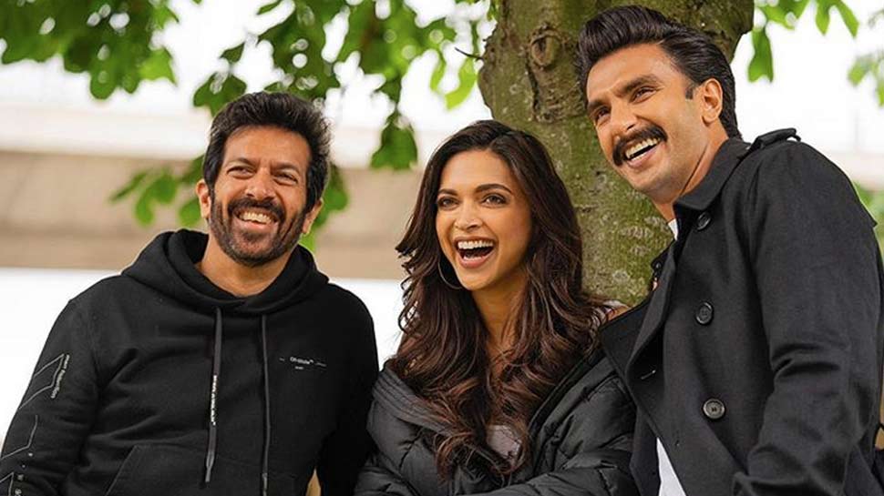 डायरेक्टर कबीर खान और पति एक्टर रणवीर सिंह के साथ दीपिका Deepika Padukone and Ranveer Singh