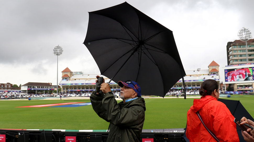 World Cup INDvsNZ: बारिश ने धोया एक और मैच, दोनों टीमों को 1-1 अंक World Cup INDvsNZ: बारिश ने धोया एक और मैच, दोनों टीमों को 1-1 अंक