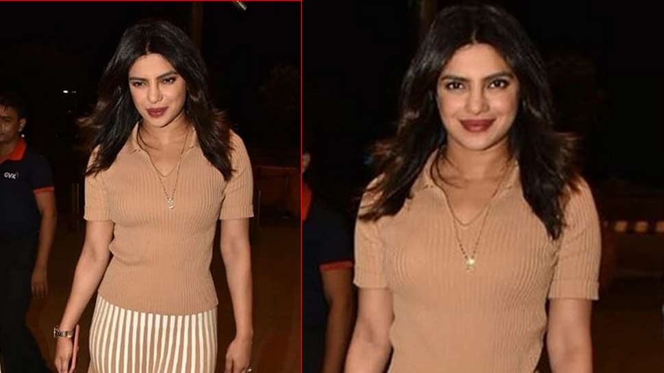 Priyanka Chopras mangalsutra look viral on social media in her latest  airport Photos | Photos: देसी गर्ल प्रियंका चोपड़ा शूटिंग खत्म कर पहुंचीं  न्यूयार्क, एयरपोर्ट से मंगलसूत्र लुक ...