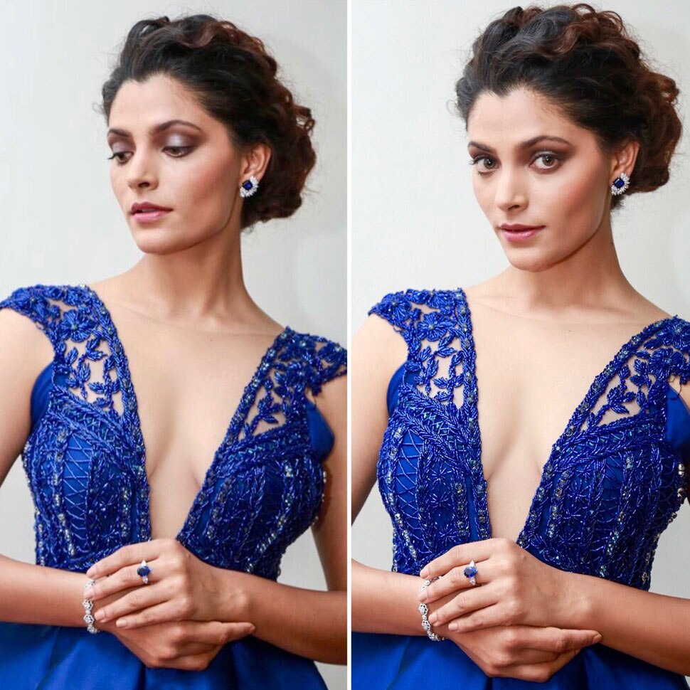 अभिनेता रोशन मैथ्यू के साथ Saiyami Kher