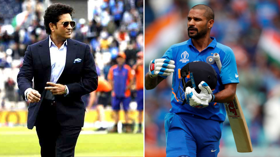 World Cup 2019: धवन के बाहर जाने से दुखी हैं सचिन तेंदुलकर, पंत को दी शुभकामनाएं World Cup 2019: धवन के बाहर जाने से दुखी हैं सचिन तेंदुलकर, पंत को दी शुभकामनाएं