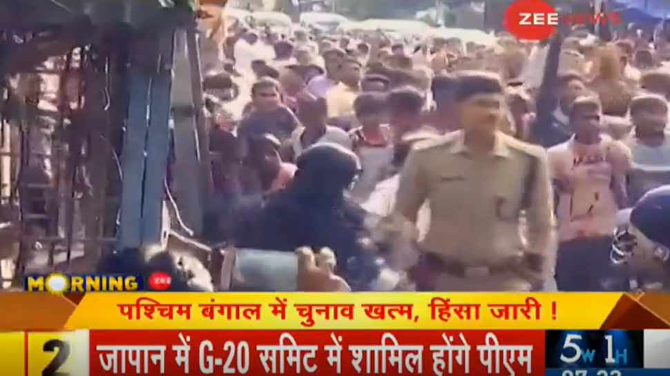 भाटपाड़ा में लोगों ने निषेधाज्ञा का किया उल्लंघन, पुलिसकर्मियों पर पत्थर फेंके, 16 गिरफ्तार