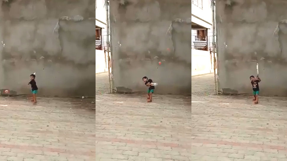 नन्ही-सी जान ने क्रिकेट में दिखाया अपना हुनर, VIDEO देख आप भी चौंक जाएंगे