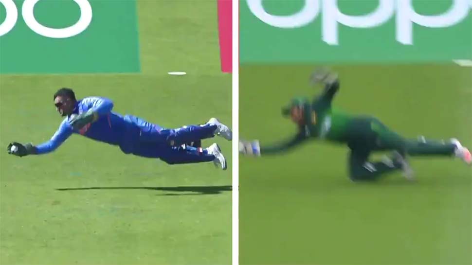 VIDEO: धोनी बने सुपरमैन, ICC ने पूछा-किसकी डाइव बेहतर, कैप्टन कूल या सरफराज अहमद की VIDEO: धोनी बने सुपरमैन, ICC ने पूछा-किसकी डाइव बेहतर, कैप्टन कूल या सरफराज अहमद की