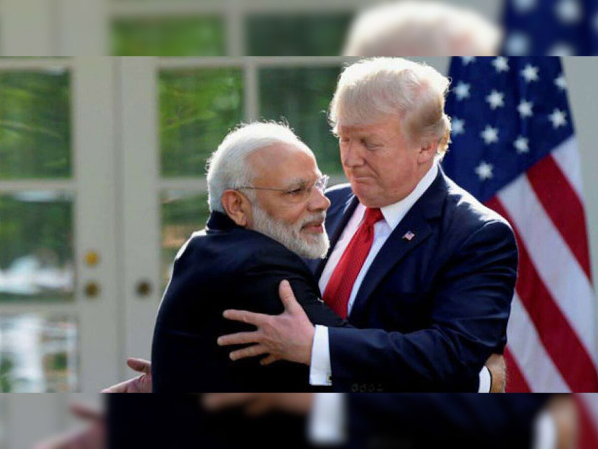 लोकसभा चुनाव 2019 में बड़ी जीत दर्ज करने के बाद प्रधानमंत्री नरेंद्र मोदी की अमेरिकी राष्‍ट्रपति डोनाल्ड ट्रंप से यह पहली मुलाकात है. (फोटो: PTI)