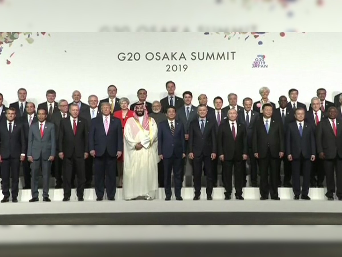 जापान के ओसाका में चल रहा है जी-20 सम्‍मेलन. फोटो ANI