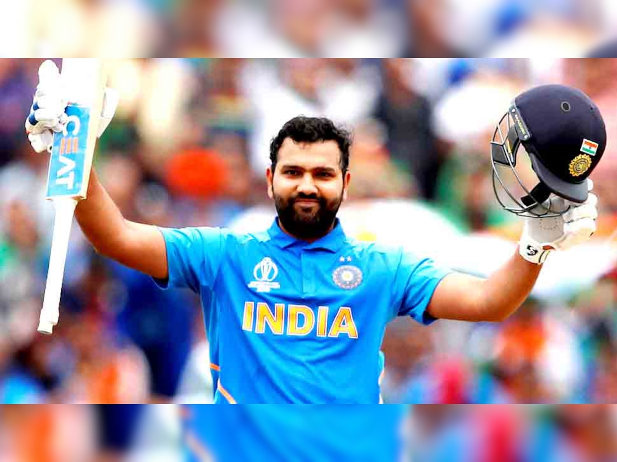रोहित शर्मा अगर न्यूजीलैंड के खिलाफ सेमीफाइनल में 23 रन और बना लेते हैं, तो उनके विश्व कप में 1000 रन पूरे हो जाएंगे. (फोटो: Reuters) 