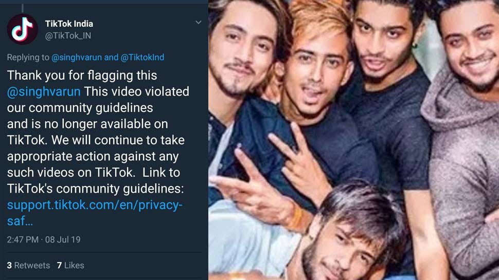 hateful TikTok video put out by a group which goes by name Team 07