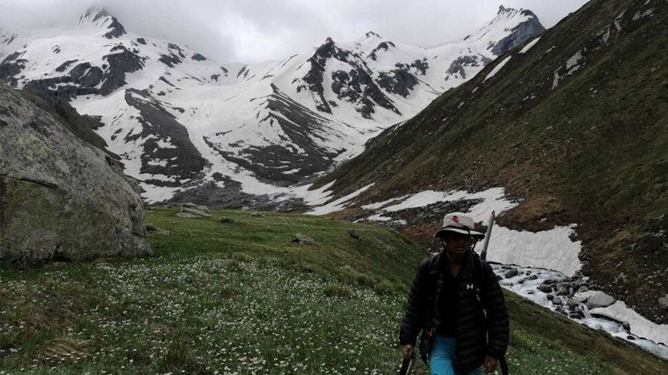 बेटी की याद में किया पर्वतारोहण Climber in memory of daughter