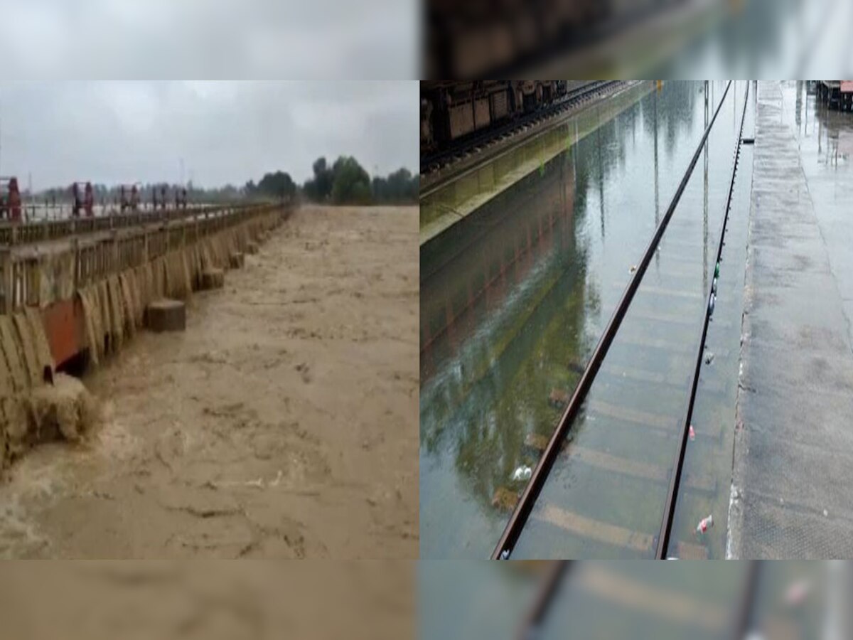 बाढ़ के कारण बिहाक के कई जिलों में रेल और सड़क का संपर्क टूट गया है.