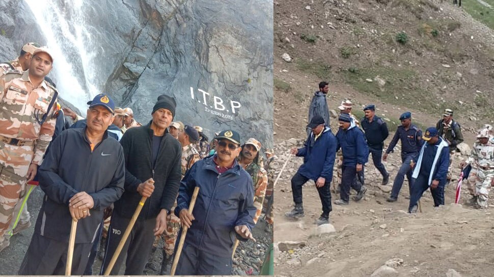 44 किमी पैदल चल आईटीबीपी के महानिदेशक ने लिया अमरनाथ यात्रा की सुरक्षा का जायजा