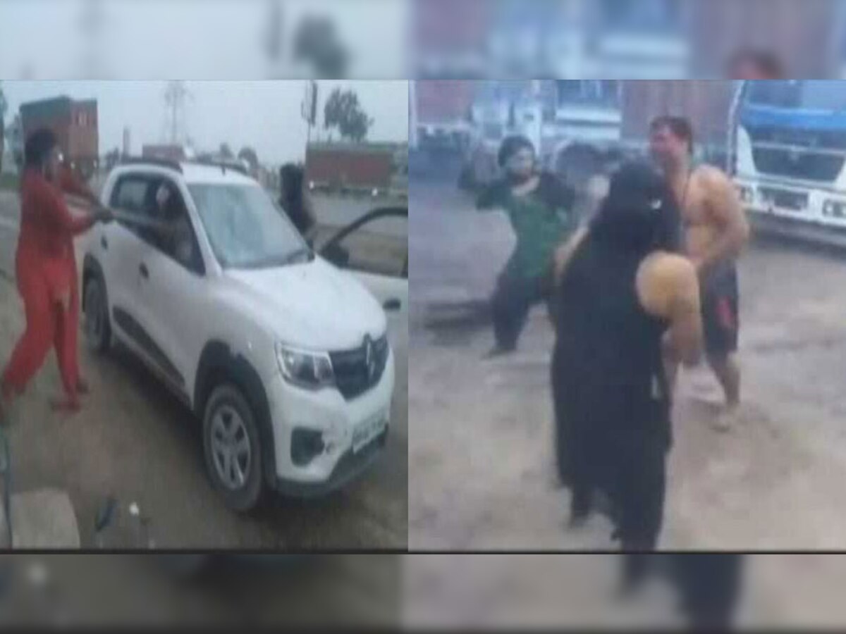 VIDEO: करनाल में किन्नरों ने शख्स को पीटा, जमकर मचाया उत्पात