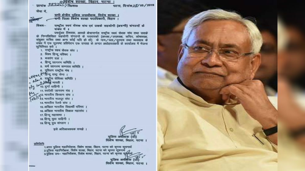 पटना: RSS पत्र को लेकर सियासत तेज, बिहार सरकार के मंत्री ने चिट्ठी को दिया फर्जी करार